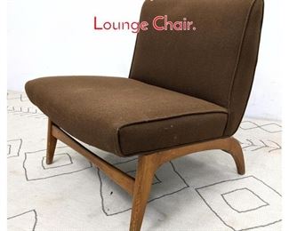 Lot 221 Mid Century Modern Armless Lounge Chair. 