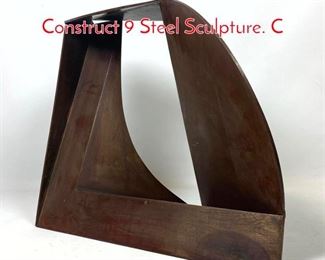 Lot 481 GERALD DiGIUSTO 1983 Arc Construct 9 Steel Sculpture. C