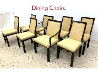 Lot 575 Set of 8 DUNBAR style Dining Chairs. 