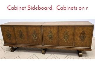 Lot 600 Tommi Parzinger Style Cabinet Sideboard. Cabinets on r