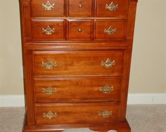 5 drawer cherry dresser	Michael Howard, 35 " w x 18" D x 50" H
