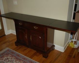 Thomasville side board - top extended