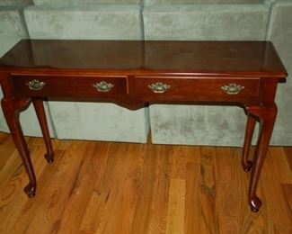 Console table	Bombay, 47" W x 14" D  x 30" H

