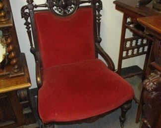 Hunzinger Pair of Parlor Chairs