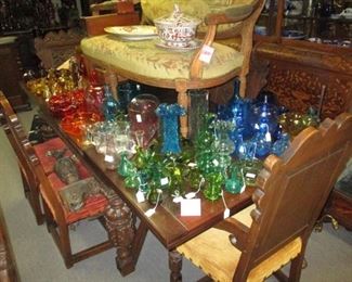 Assortment of Mid Century Glass