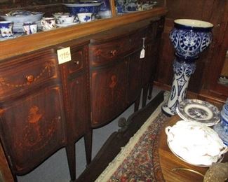 Mahogany Federal Style Buffet w/ Inlaid Marquetry
