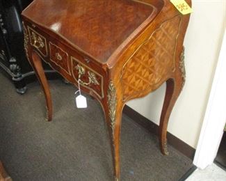French Marquetry Secretary Desk