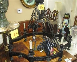 Lg heavy Iron Chandelier only $95.00