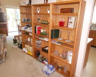 Three Bookcases