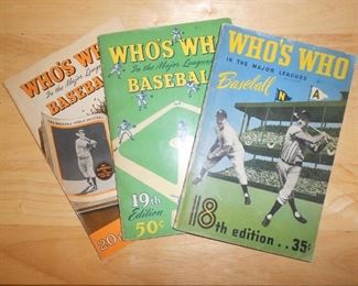 Who's Whos in the Major Leagues