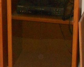 TV Stand Glass Door