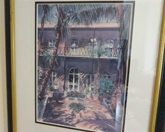 15 X 17 painting framed matted