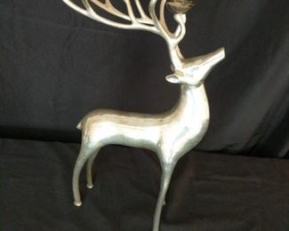 20 inch reindeer with candle holder