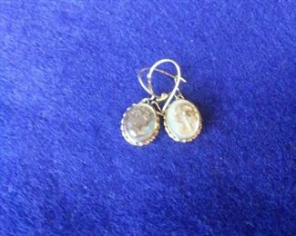 Cameo earrings