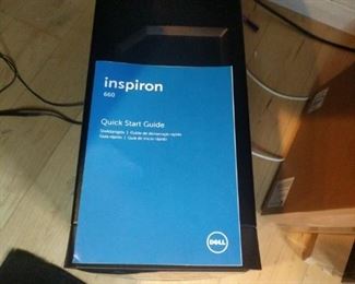 Dell Inspirion 660 desktop with 24 inch LG monitor