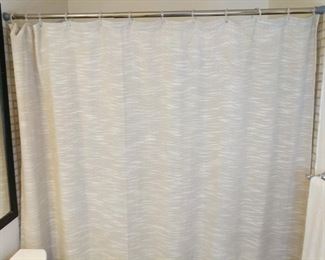 fabric shower curtain