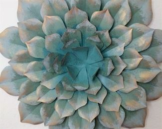 metal flower wall art 23 in by 23 in