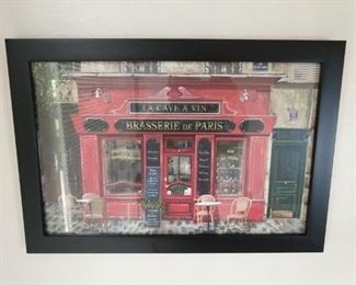 Paris Cafe picture 19 in by 13 in