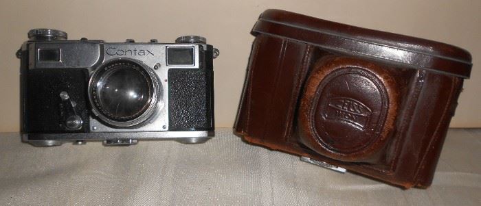 Zeiss Contax Camera and Case