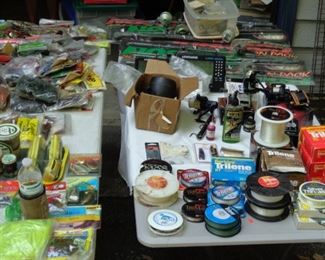 Lots of Fishing Tackle and Gear
