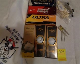 Lot of Golf items