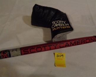 Scotty Cameron club and club cover
