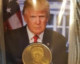 Presidential Dollars Collection including Donald Trump