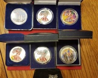 Painted Silver Eagles