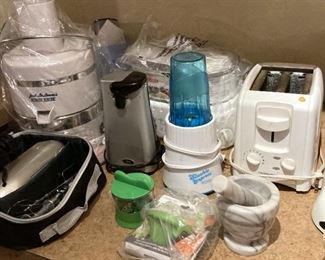 KITCHEN APPLIANCES, A SAMPLE OF THE MANY