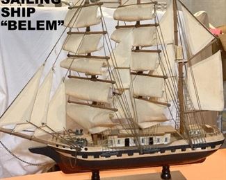 SAILING SHIP MODEL- THE SHIP "BELEM"