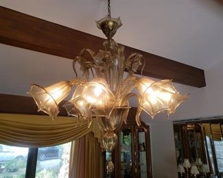 Large size custom Murano chandelier