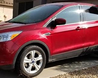 2014 Ford Escape with only 57,000 miles. One owner and only one elderly woman driver.