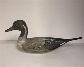Pin Tail Drake Duck Decoy By Charlie Moore