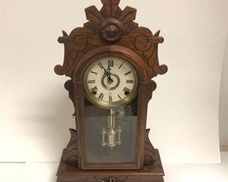 Seth Thomas Walnut Mantle Clock