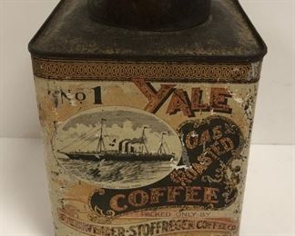 Yale Gas Roasted Coffee Tin