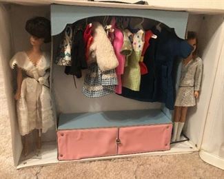 2 Vintage Barbies with AMAZING CLOTHES