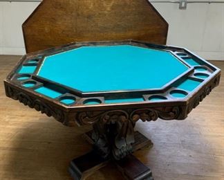 Inside View, Vintage Poker Table, very good condition 