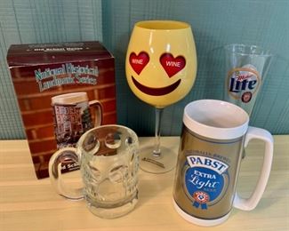 CLEARANCE  !  $3.00 NOW, WAS $12.00............Beer Mugs and More Lot (T149)