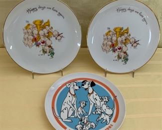 CLEARANCE  !  $3.00 NOW, WAS $12.00........Dalmatians and more plates (M098)