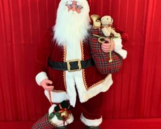 HALF OFF !  $15.00 NOW, WAS $30.00......VERY LARGE SANTA 31" Tall (T199)