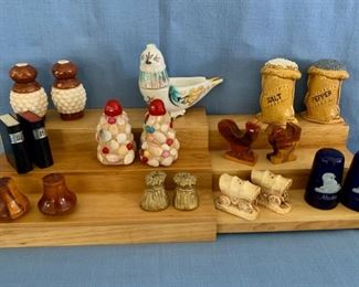 HALF OFF !  $6.00 NOW, WAS $12.00...........Vintage Salt and Peppers, most fine may be a few rough edges, as is (M153)