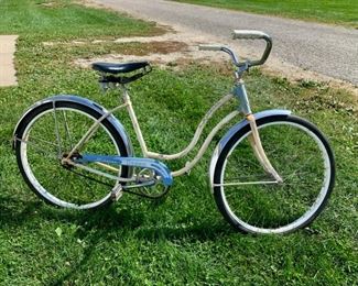 HALF OFF !  $75.00 NOW, WAS $150.00..........1960's Vintage Schwinn Debbie Bike, Rides well! 