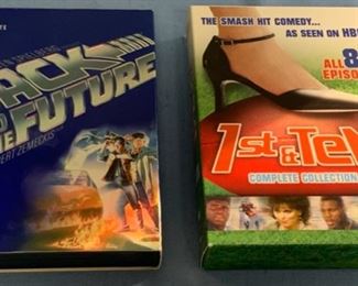 REDUCED!  $12.00 NOW, WAS $16.00............Back to the Future Trilogy and 1st & Ten set (T247)