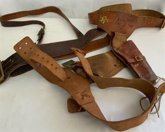 REDUCED!  $18.75 NOW, WAS $25.00.........Leather Holster Leather Belts (C029)