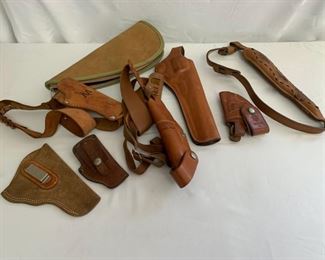 REDUCED!  $45.00 NOW, WAS $60.00..........Leather Holsters Lot (C017)