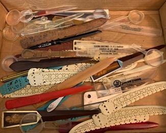 HALF OFF !  $12.50 NOW, WAS $25.00.............Letter Openers lot (M279)