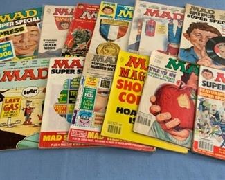 HALF OFF !  $15.00 NOW, WAS $30.00...................Mad Magazines from the 80's (C086)