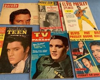 REDUCED!  $20.00 NOW , WAS $30.00.....................Elvis Magazines lot (C084)