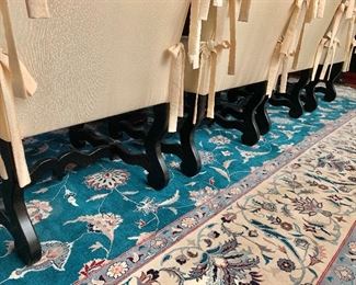 Detail; hand woven rug