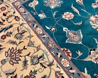 Detail; hand woven rug